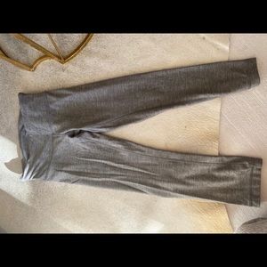 Size 2 Lululemon Gray Cropped Leggins